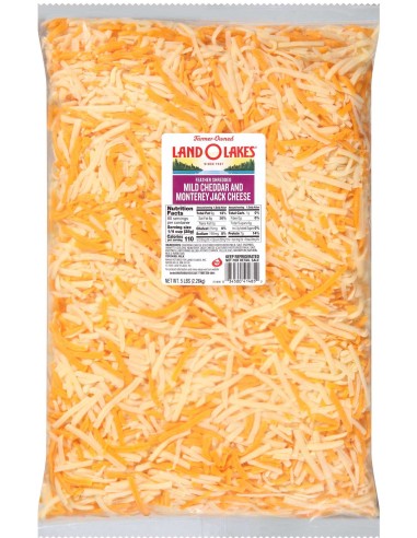 CHEDDAR BLEND SHREDDED 5LBS