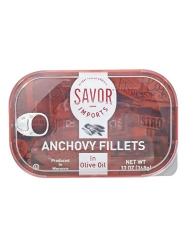 Anchovies filets in olive oil 13oz